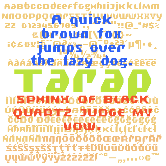 Tarap | FontStruct
