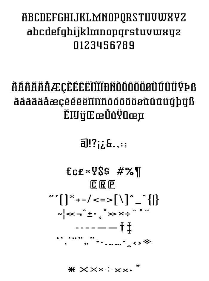 STF_MODERN TYPEWRITER | FontStruct