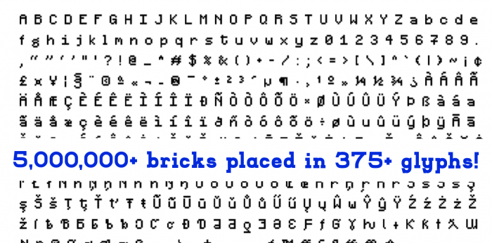 Monocraft | FontStruct