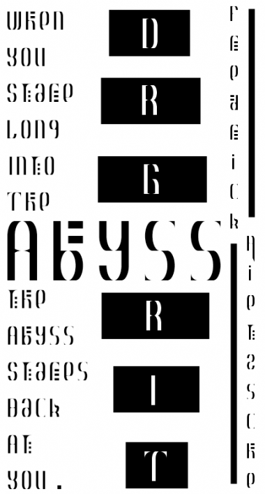 Abyss | FontStruct